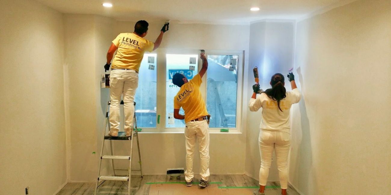 professional interior painters at work